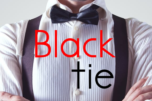 Black Tie Font - Preview 1