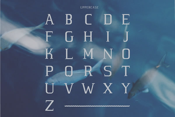 Marinha Font font preview - 1