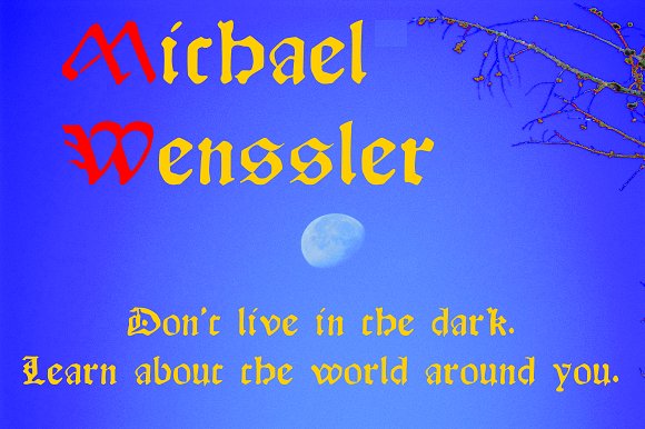 Michael Wenssler Font PNG with transparent background - Preview 1