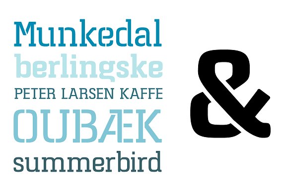 Rodian Serif Font PNG with transparent background - Preview 4
