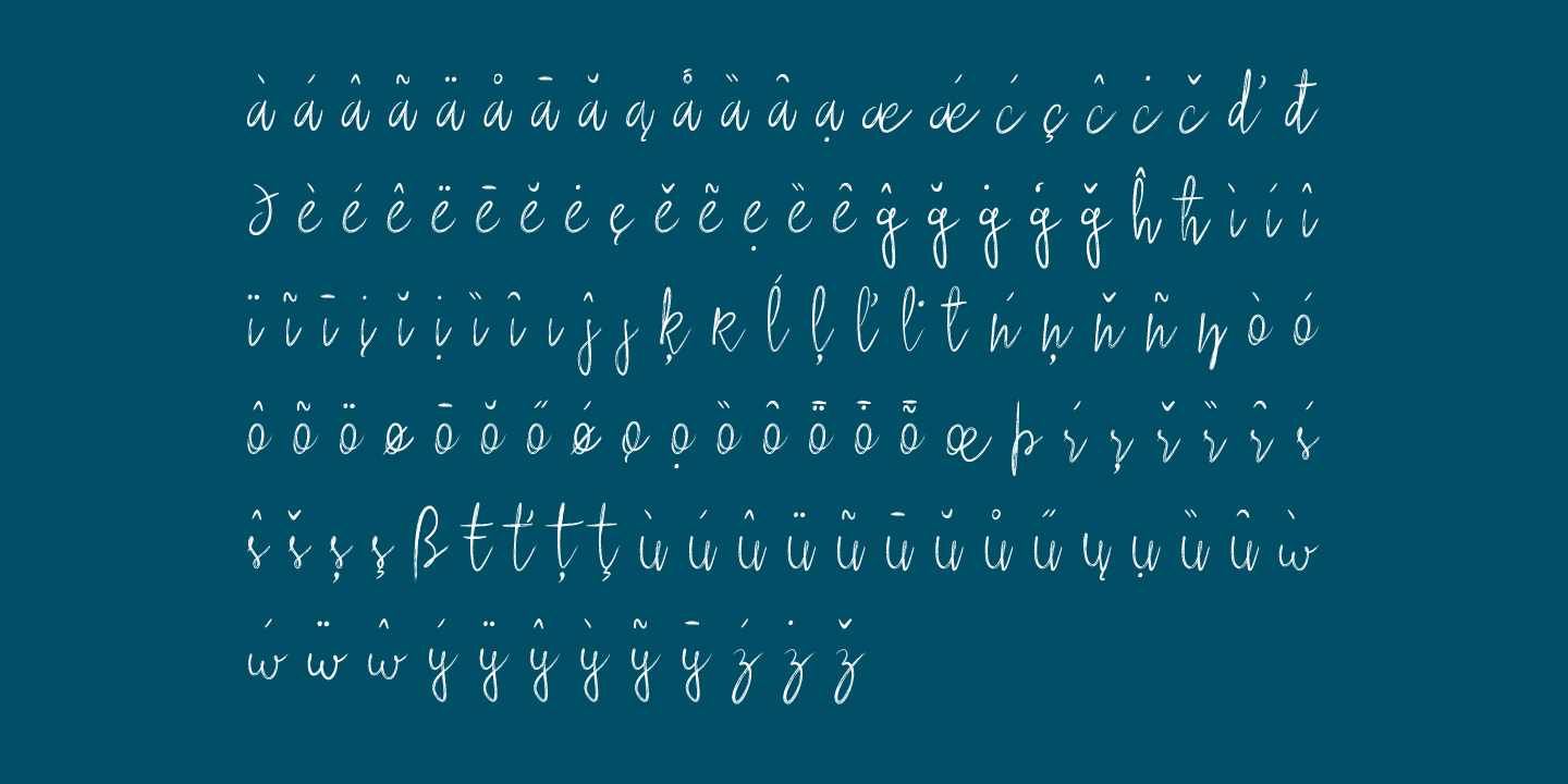 Rough Beauty Font PNG with transparent background - Preview 4