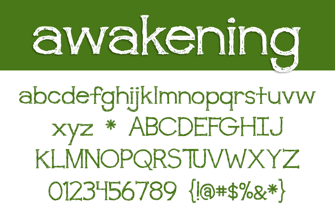 Awakening Font - Preview 1