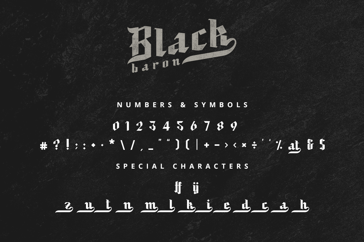 Black Baron Font - Preview 6