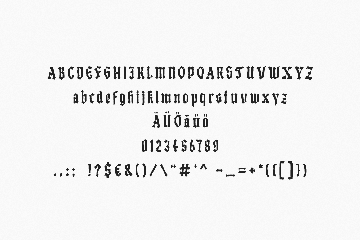 Black Madness Font - Preview 1