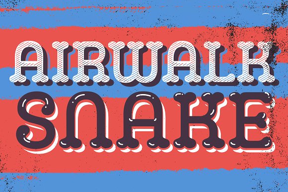 Camo Font - Preview 1