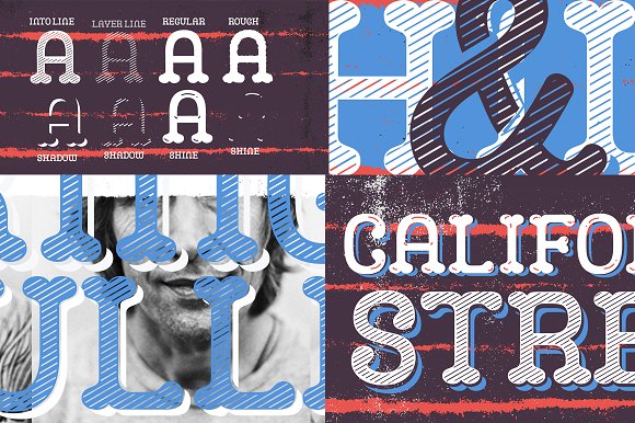 Camo Font - Preview 3