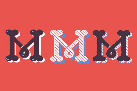 Camo Font - Preview 4