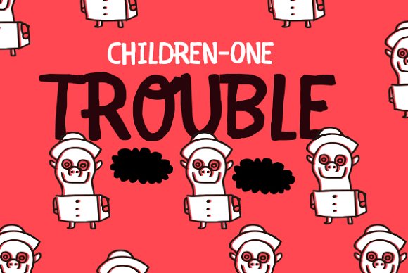 Children One Font - Preview 1