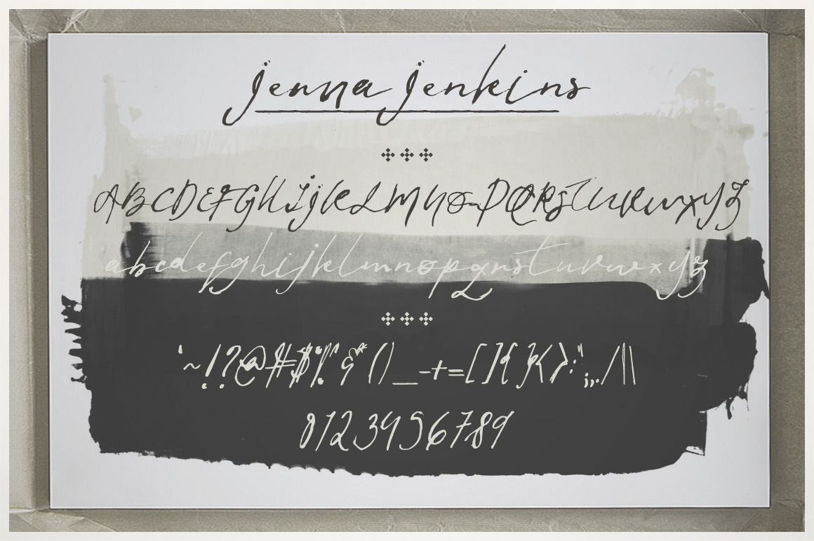 Jenna Jenkins Font by Blue Robin Design Shop · Creative Fabrica