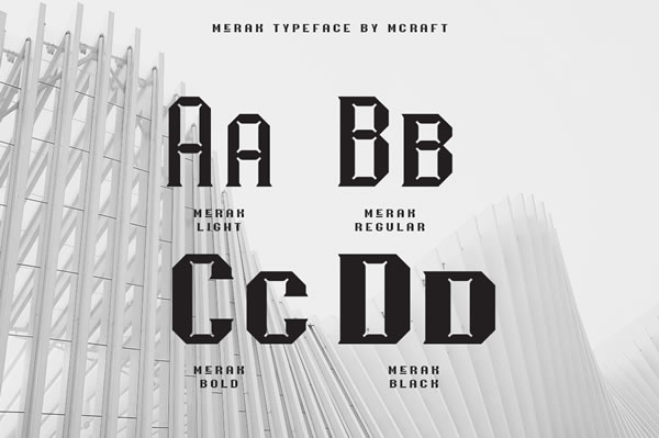 Merak Font PNG with transparent background - Preview 3