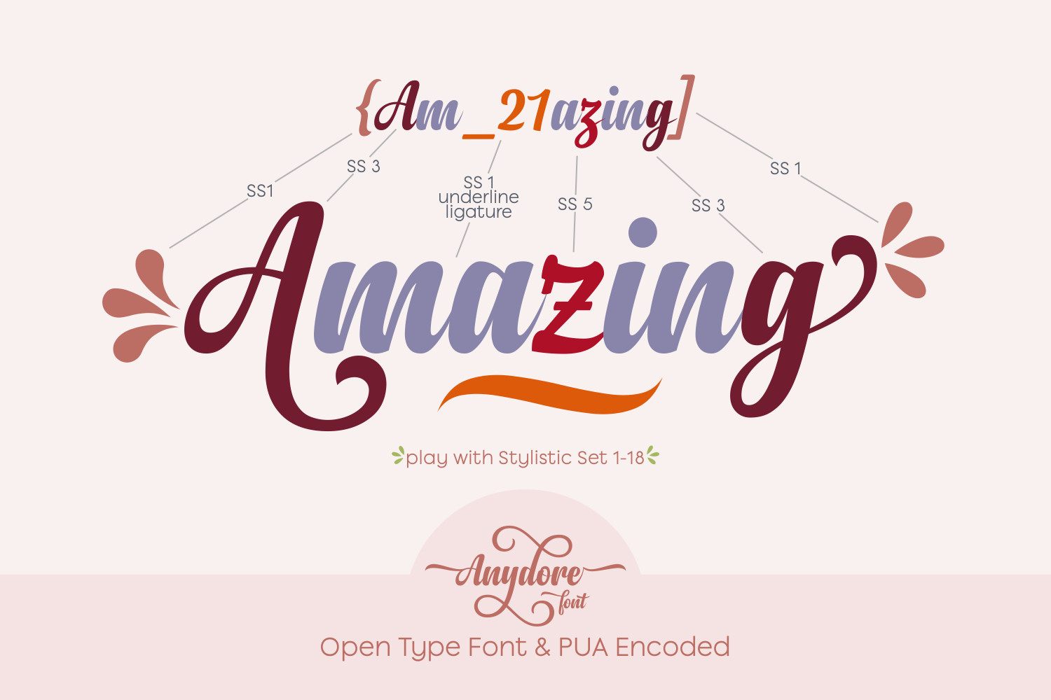 Anydore Font - Preview 1