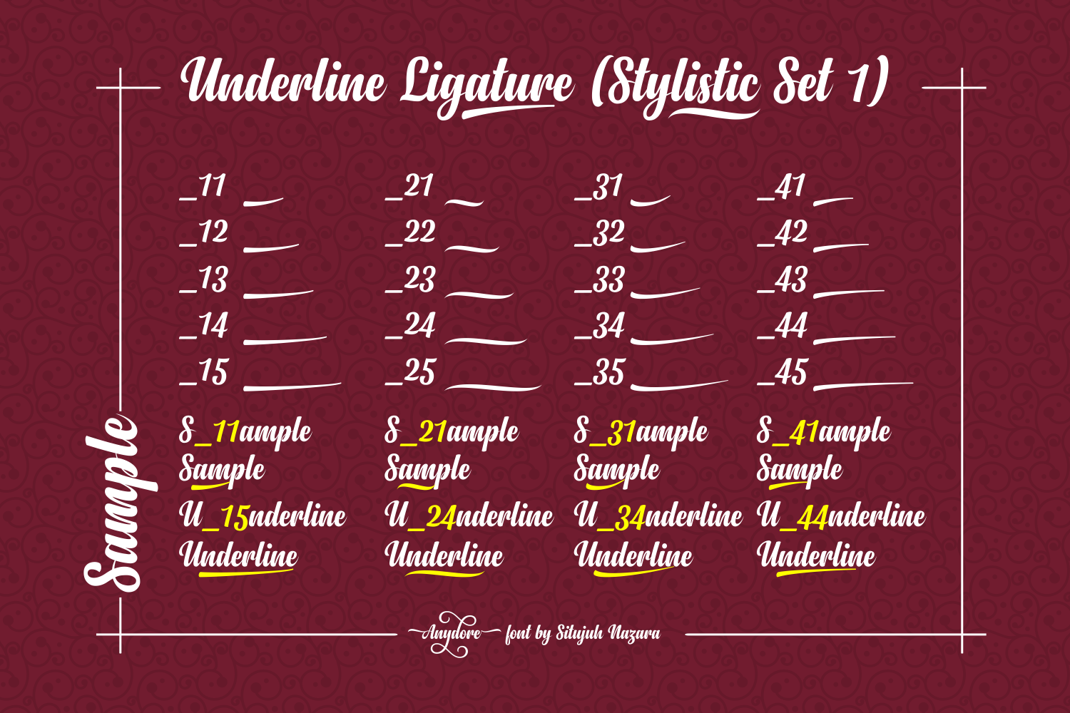 Anydore Font - Preview 3