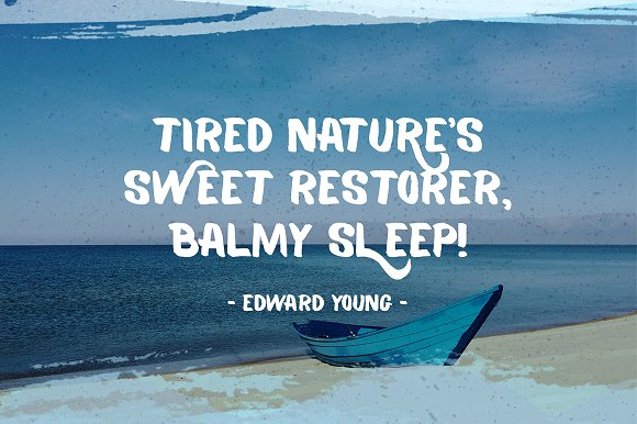 Balmy Brush Font - Preview 3