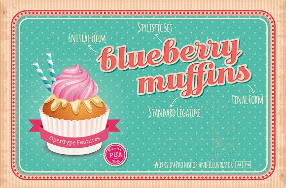 Berry Juice Font - Preview 1