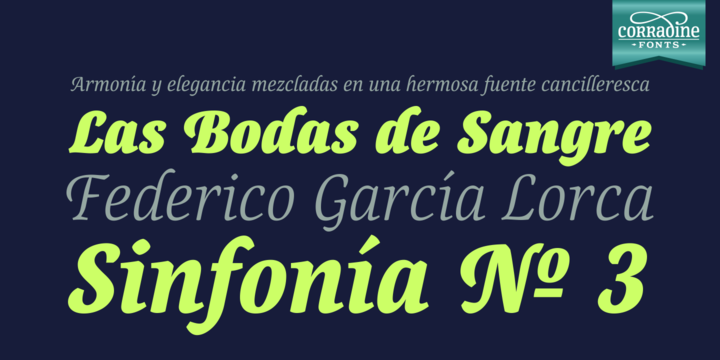 Canciller Family Font - Preview 1