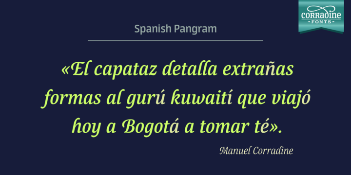 Canciller Family Font - Preview 3