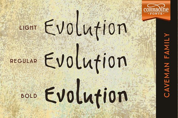 Caveman Family Font - Preview 2