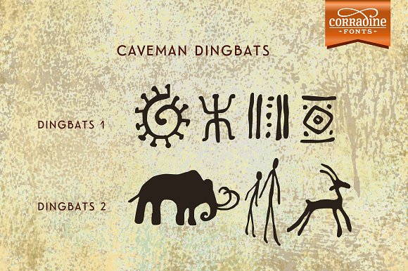 Caveman Family Font - Preview 4