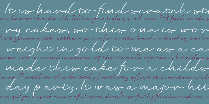 Dambera Retro Font - Preview 3