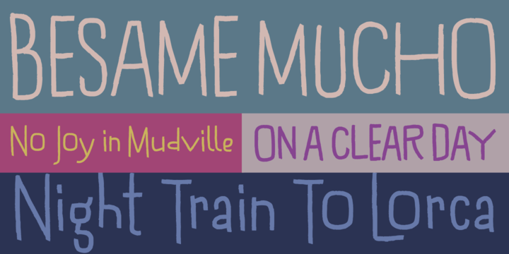 Dondolare Font - Preview 1
