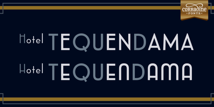 Emblema Family Font PNG with transparent background - Preview 4