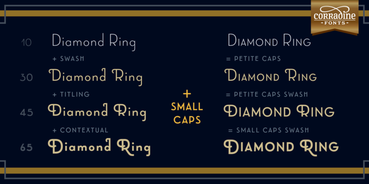 Emblema Family Font PNG with transparent background - Preview 6