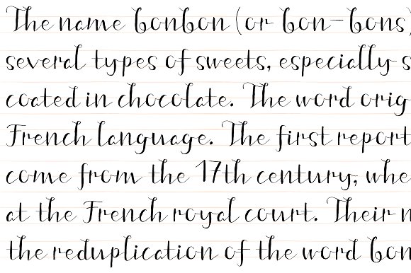 Fine New Bonbons Font - Preview 1