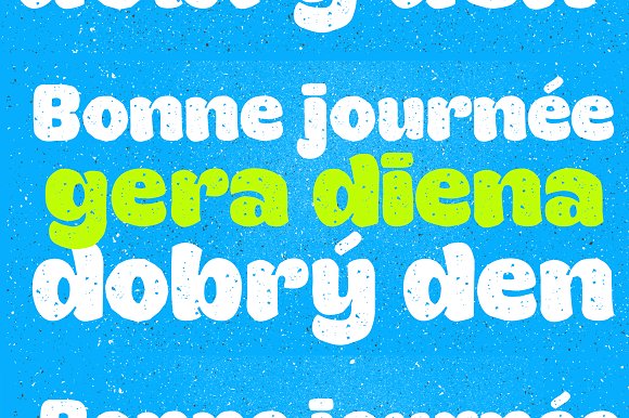 Konga Rock Font PNG with transparent background - Preview 3