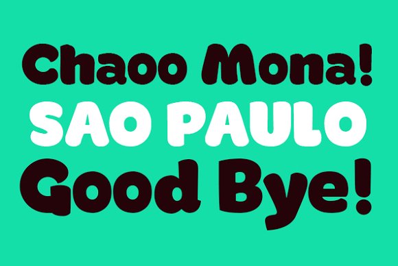 Koniblack Font PNG with transparent background - Preview 1