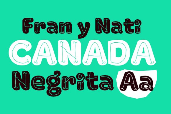 Koniblack Font PNG with transparent background - Preview 3