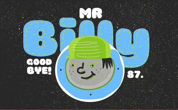 La Mona Kids Font PNG with transparent background - Preview 2