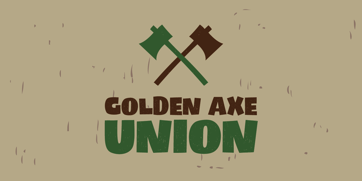 Lumberjacky Font PNG with transparent background - Preview 2