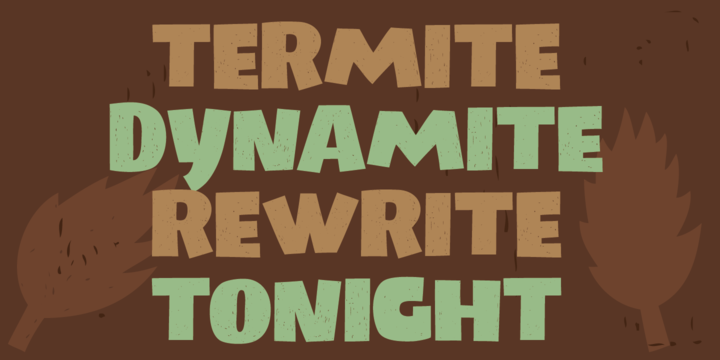 Lumberjacky Font PNG with transparent background - Preview 4