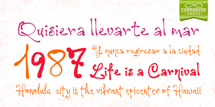 Salpicon Family Font PNG with transparent background - Preview 2