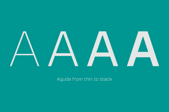 Aguda Family Font - Preview 3