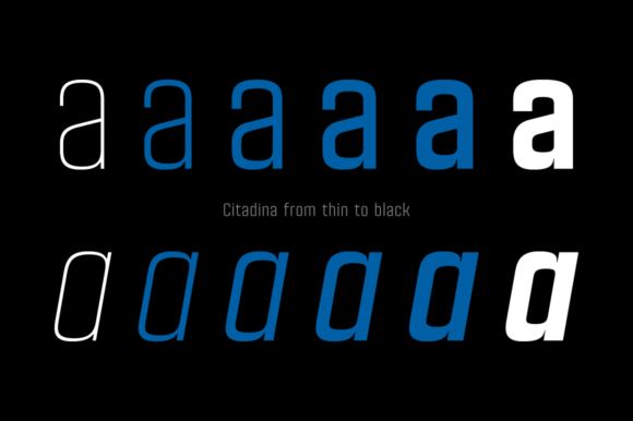 Citadina Family Font - Preview 2