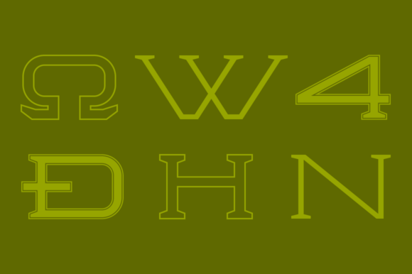 Herradura Family Font PNG with transparent background - Preview 3