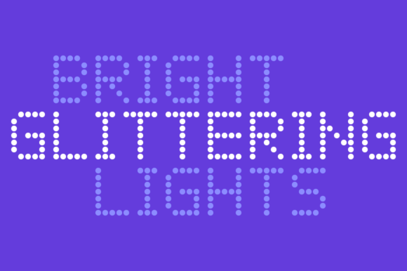 Led Family Font PNG with transparent background - Preview 2