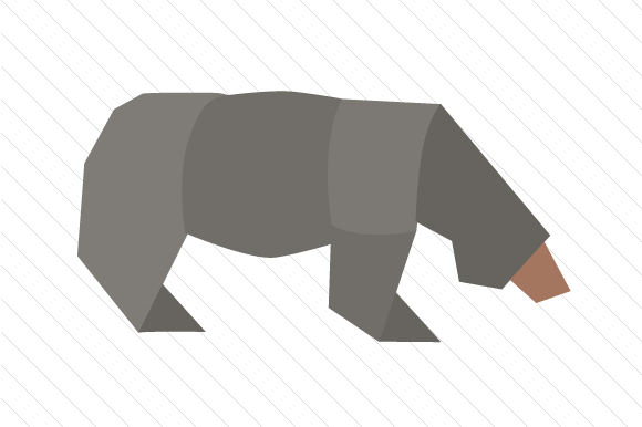 Origami Bear Designs & Drawings Craft Cut File By Creative Fabrica Crafts