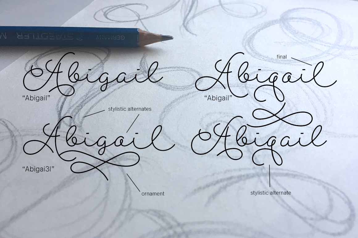 Abigail Script Font - Preview 2