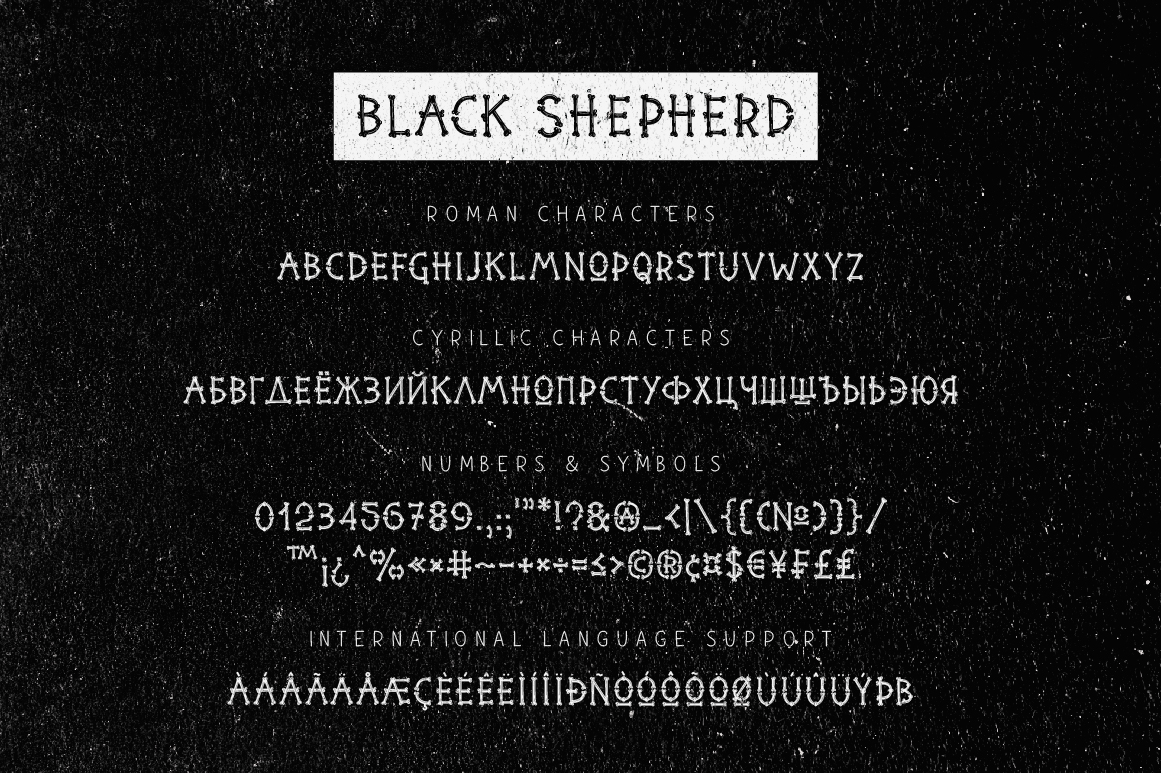 Black Shepherd Font - Preview 4