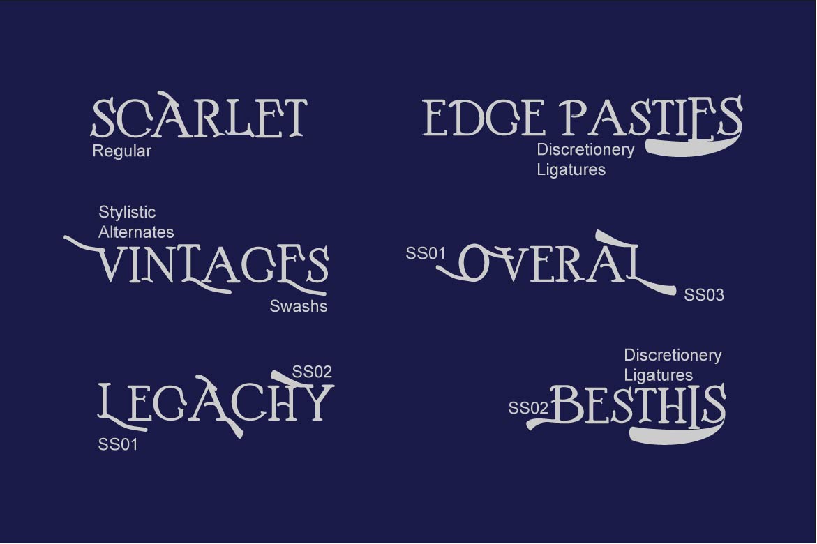 Boston Family Font Font - Preview 2