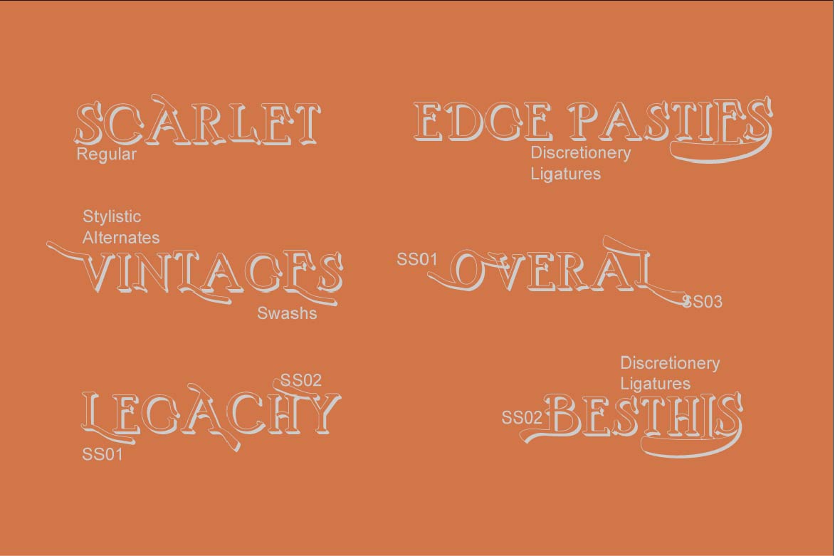 Boston Family Font Font - Preview 3