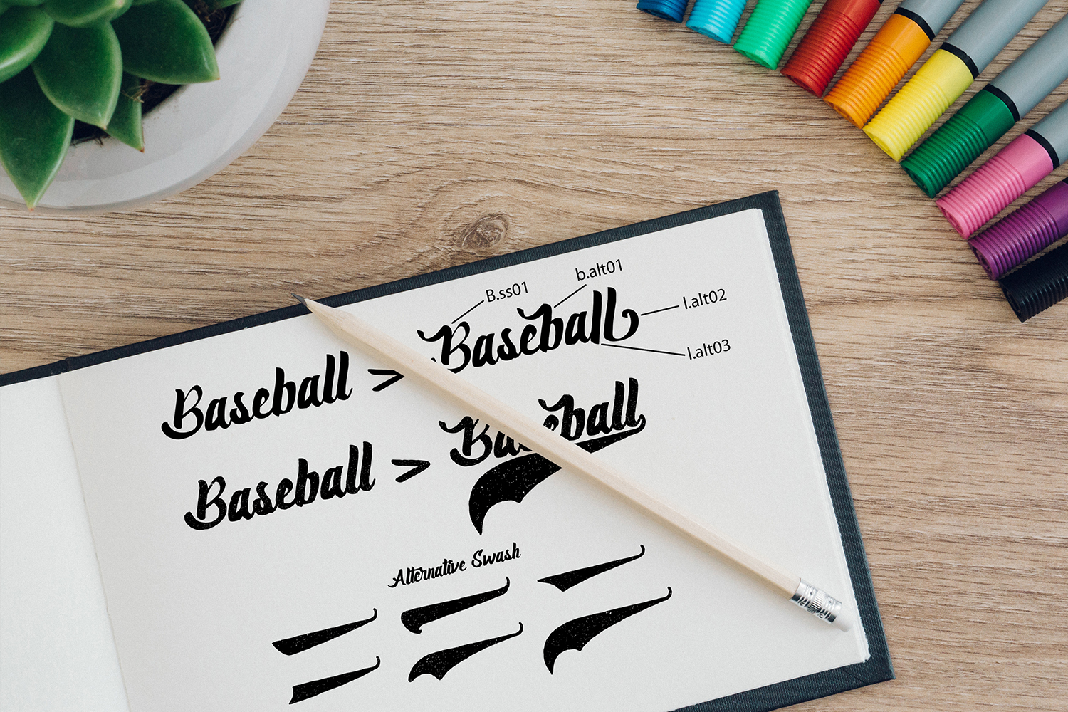 Claiborne Font PNG with transparent background - Preview 6