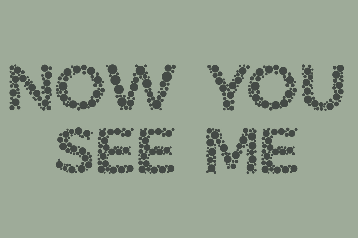 Color Blindness Font PNG with transparent background - Preview 3