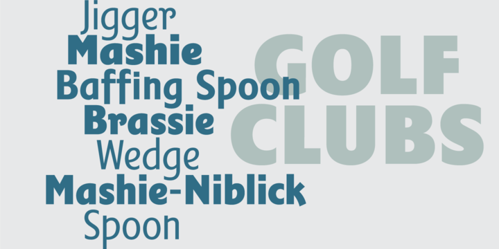 Fairway Family Font - Preview 1