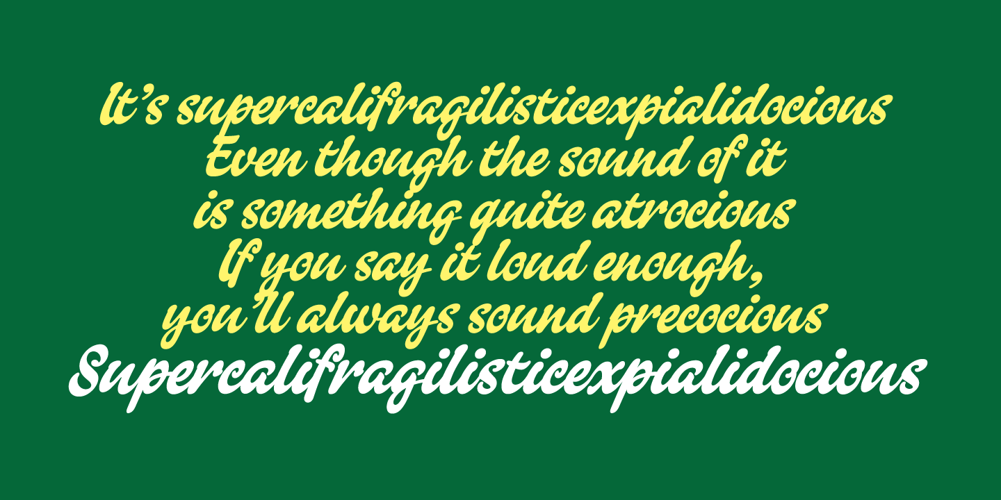 Falcon Script Font - Preview 3