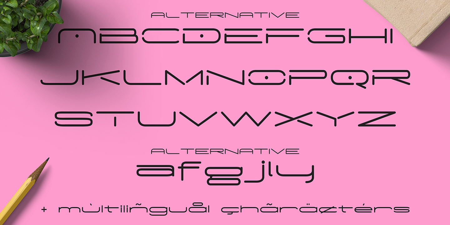 Madeleine Typeface Font PNG with transparent background - Preview 2