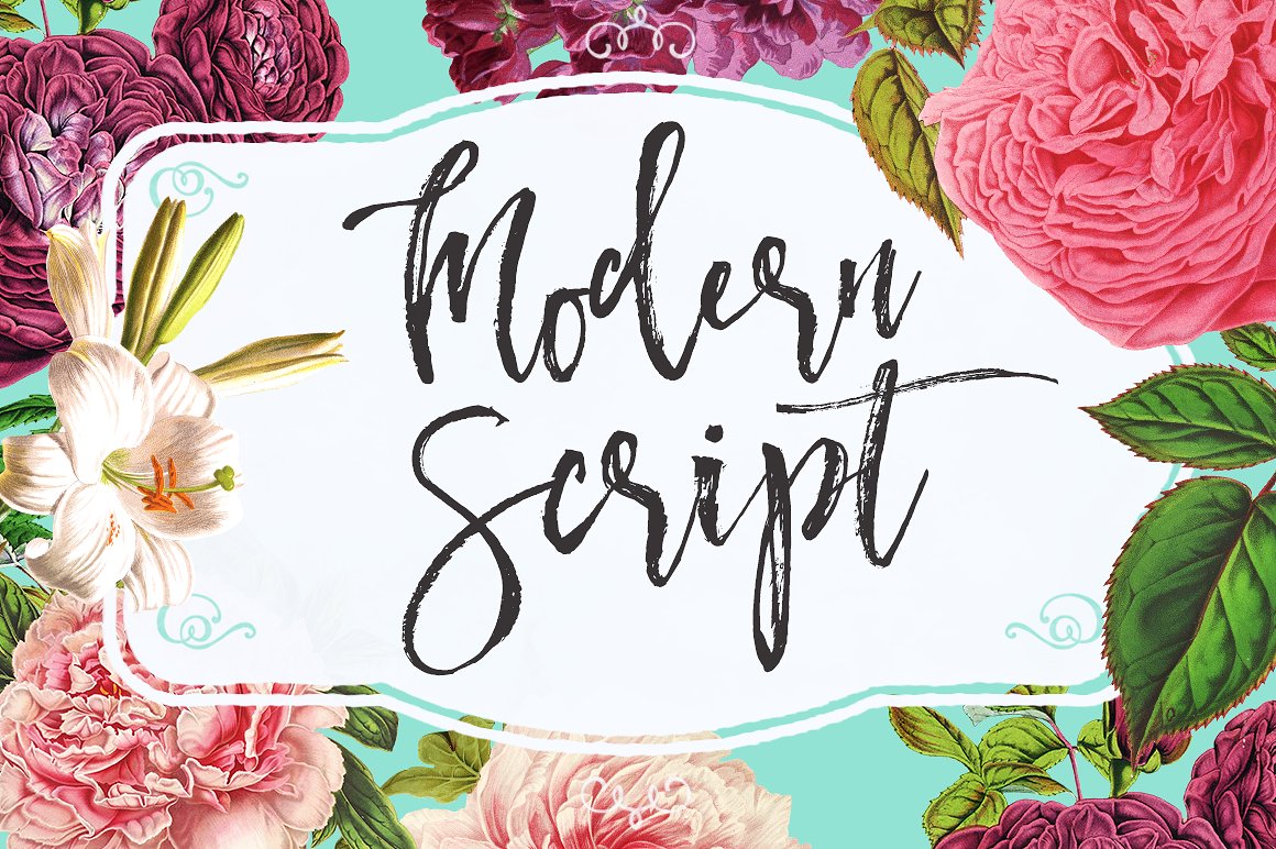 Modern Script Font by Blessed Print · Creative Fabrica
