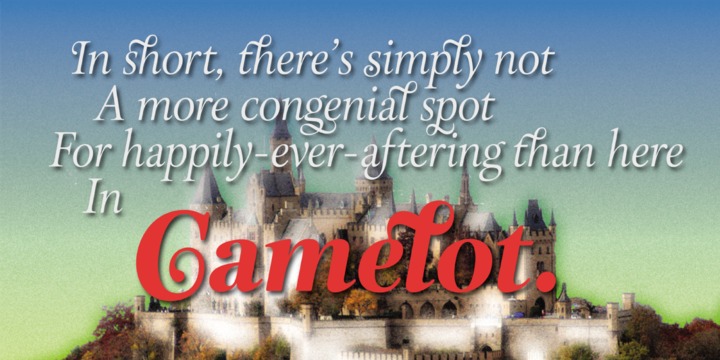 Park Lane Family Font PNG with transparent background - Preview 3